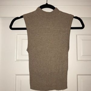 Knit crop top